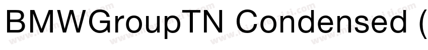 BMWGroupTN Condensed (正文)字体转换